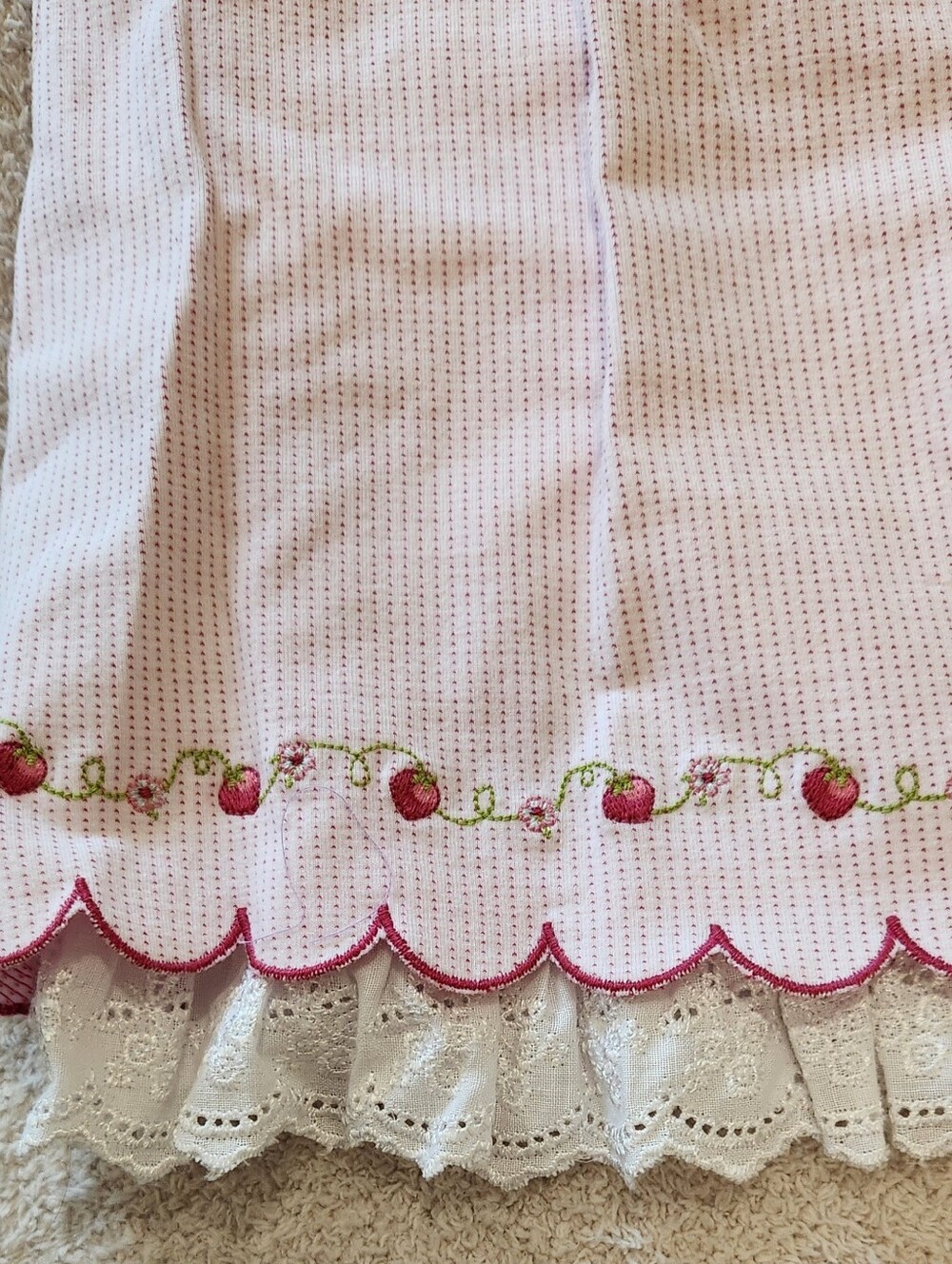 Laura Ashley - Infant Girls' 3-pc Strawberry Dress Set - Picture 3 of 4